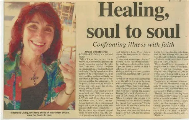 Newspaper article about Rosemarie Schmidtke